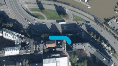 Pontitusalue Pohjoisrannassa