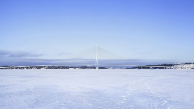 Havainnekuva Kruunuvuorensillasta