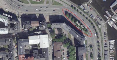 Kaadettavat puut Pohjoisrannassa