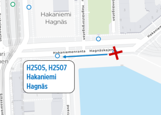 Bussipysäkkisiirto H2507