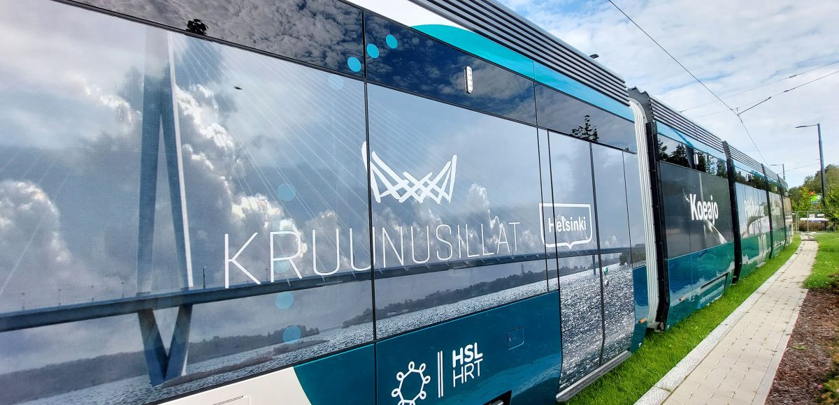 Kruunusillat-raitiotien ratikka